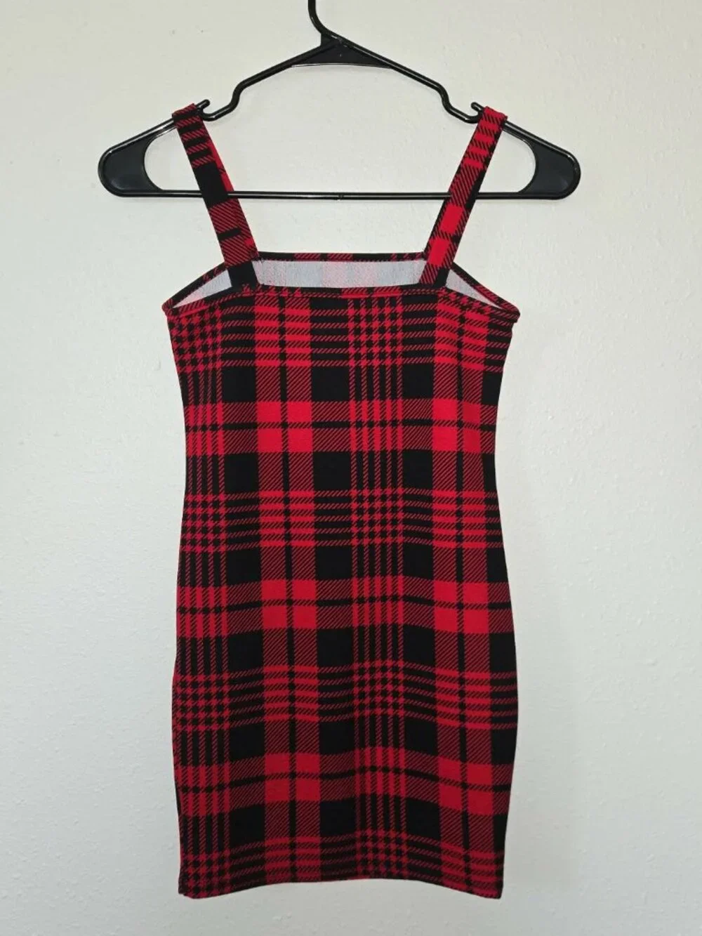 Plaid style dress
